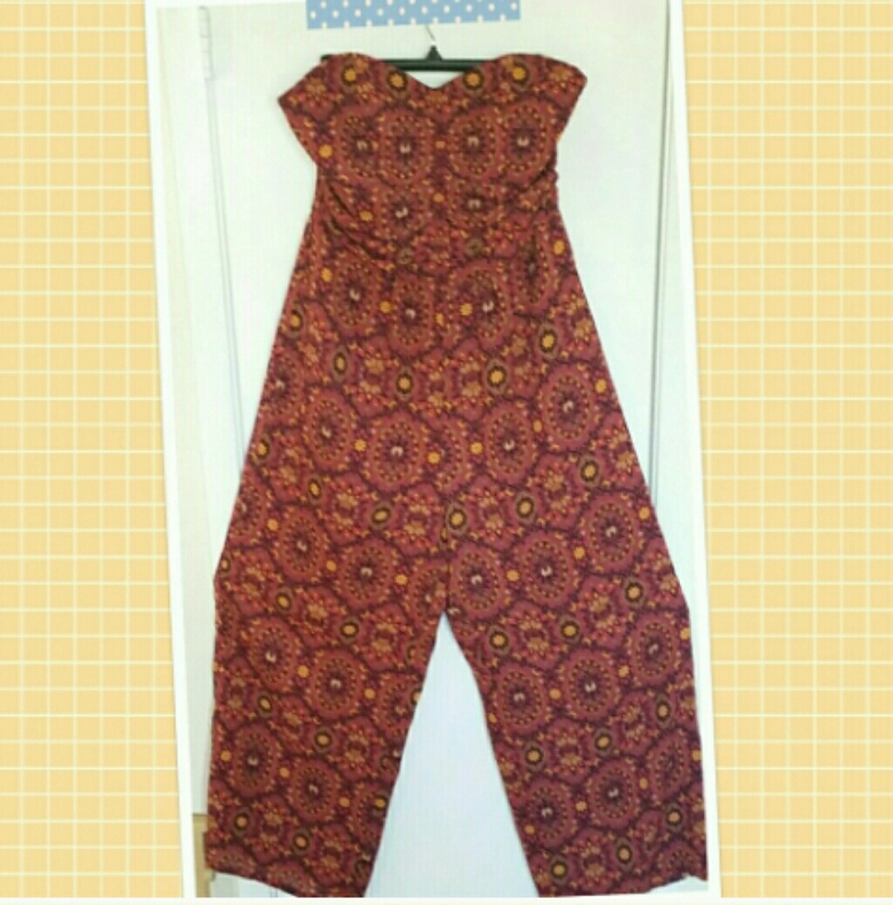 Xhilaration strapless pant romper